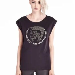NWT Diesel beaded tshirt